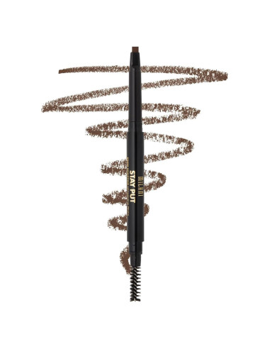 Lápiz Mecánico para Cejas Milani Stay Put - Marrón Oscuro
