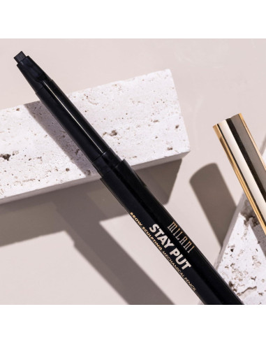 Lápiz Mecánico para Cejas Milani Stay Put - Marrón Oscuro