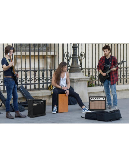 Amplificador de Guitarra Eléctrica Fojill GA-20 20W Portátil Negro Amplificador de Guitarra Eléctrica Fojill GA-20 20W Portátil Negro
