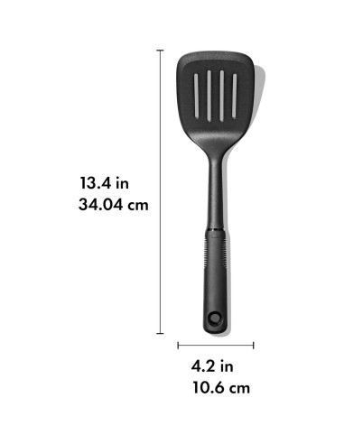 Espátula Ranurada de Nylon OXO Good Grips 34.3x8.9 cm