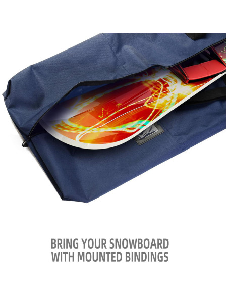 Bolsa de Snowboard TurnWay Azul 165 cm Impermeable Unisex Bolsa de Snowboard TurnWay Azul 165 cm Impermeable Unisex