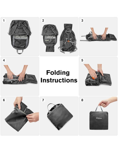 Mochila de Senderismo Plegable G4Free 25L Resistente al Agua