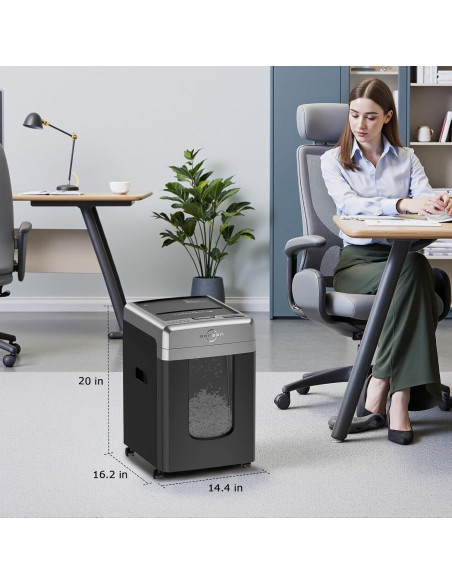 Trituradora de Papel BONSEN S3113 Automática 300 Hojas 60 Min Trituradora de Papel BONSEN S3113 Automática 300 Hojas 60 Min