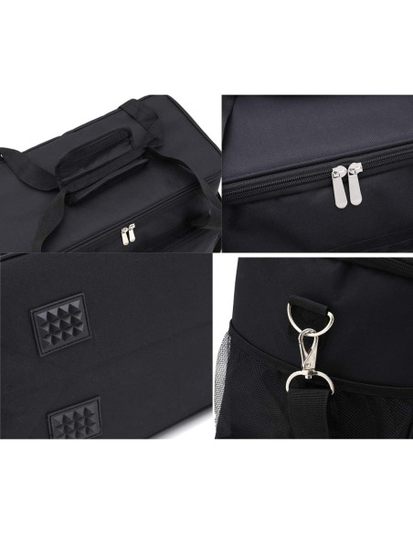 Estuche de viaje para máquina de coser YELAIYEHAO negro Estuche de viaje para máquina de coser YELAIYEHAO negro