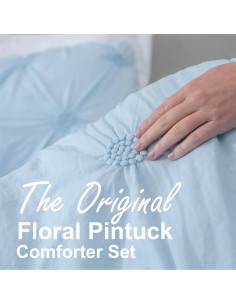 Conjunto de Edredón Swift Home Twin XL Azul Bebé 2 Piezas 2