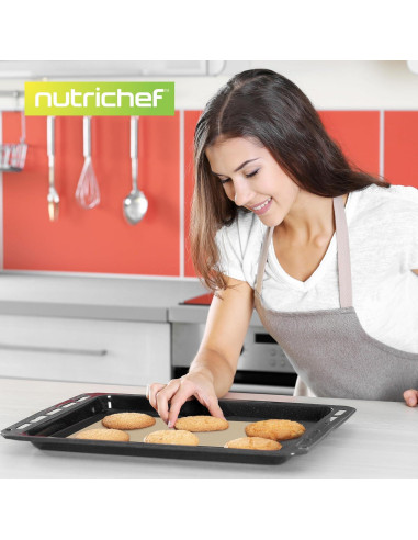 Tapetes de Silicona NutriChef - 2 Reutilizables 42x29.5cm