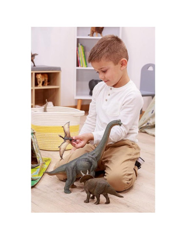 Figura Papo Joven Mamut Marrón 11.94x4.06x7.87cm