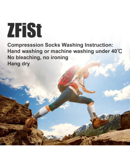 Calcetines de Compresión ZFiSt 3 Pares para Hombres y Mujeres Calcetines de Compresión ZFiSt 3 Pares para Hombres y Mujeres