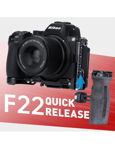 Soporte en L FALCAM C00B5403 para Nikon Z5II, Liberación Rápida