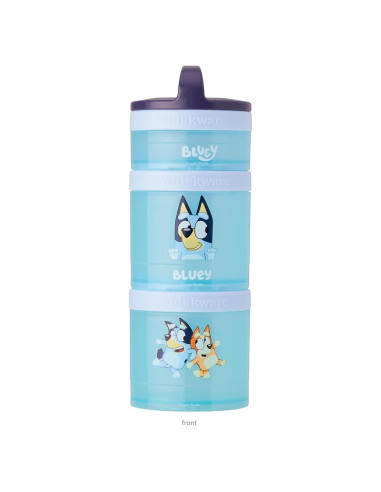 Contenedores apilables Whiskware Bluey para refrigerios - 3 tazas