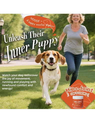 Suplemento Articular KELPFU para Perros - 120 Masticables Suaves