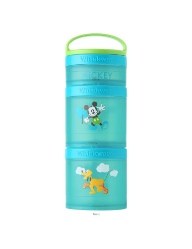 Contenedores Apilables Whiskware Disney Mickey y Pluto - 3 Tazas