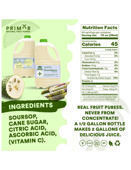 Purés de Fruta Primor Tamarindo 1.89L - Sabor Auténtico Purés de Fruta Primor Tamarindo 1.89L - Sabor Auténtico