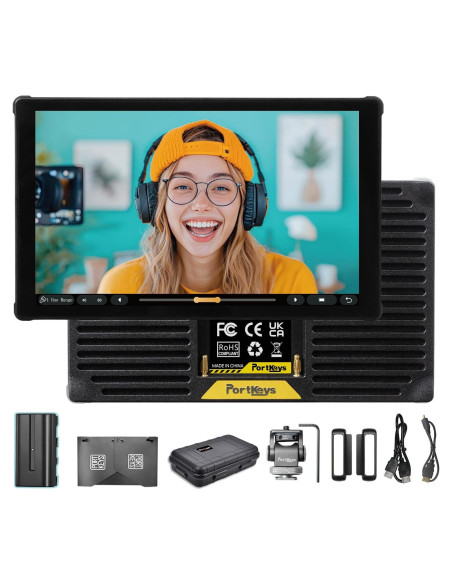 Monitor Portkeys PT5 III 5.4" Full HD 800nits DSLR con USB-C Monitor Portkeys PT5 III 5.4" Full HD 800nits DSLR con USB-C