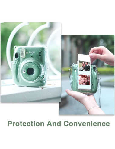 Funda Protectora Transparente CAIYOULE para Fujifilm Instax Mini 11