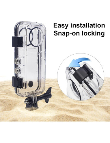 Funda Impermeable FitStill para Insta 360 X4 hasta 40M