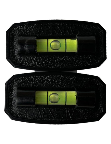 Nivel de Burbuja Autoadhesivo APEX RV 5.08x2.54cm Negro - 2 Piezas Nivel de Burbuja Autoadhesivo APEX RV 5.08x2.54cm Negro - 2 Piezas