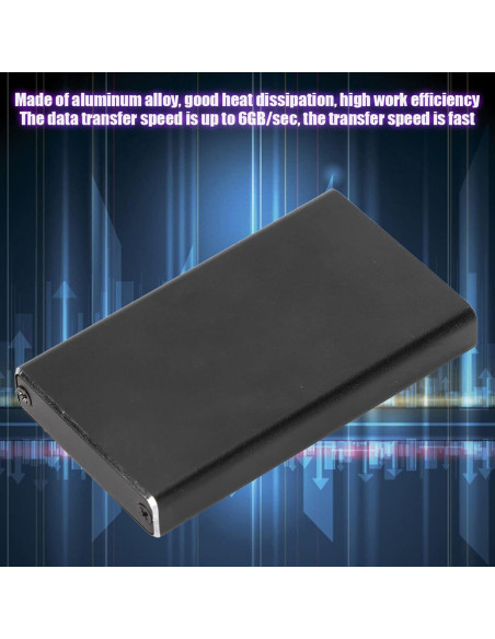 Caja Disco Duro Móvil USB3.0 Zyyini MSATA03 1TB Aluminio Caja Disco Duro Móvil USB3.0 Zyyini MSATA03 1TB Aluminio