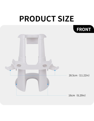 Soporte VR GOMRVR para Quest 3S/3/2/Rift S/Valve Index