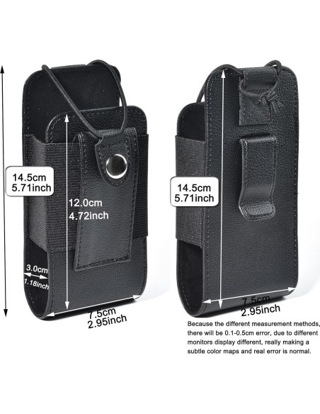 Funda de Radio Walkie Talkie HYS HYSPU02BELT de Cuero Sintético Funda de Radio Walkie Talkie HYS HYSPU02BELT de Cuero Sintético