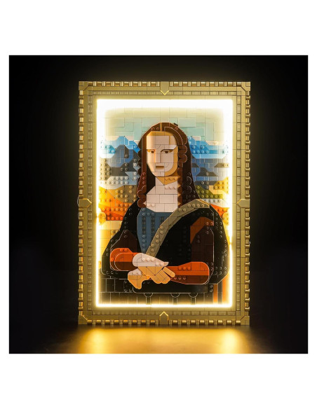 Kit de Luz LED Mejorado para Lego Mona Lisa - 15.6x10.1cm Kit de Luz LED Mejorado para Lego Mona Lisa - 15.6x10.1cm