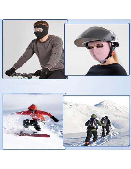 Máscara Térmica Unisex Invierno con Protección Facial y Orejas Máscara Térmica Unisex Invierno con Protección Facial y Orejas