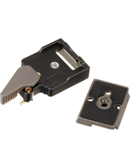 Adaptador de Conexión Rápida Manfrotto RC2 con Placa 200PL-14 Adaptador de Conexión Rápida Manfrotto RC2 con Placa 200PL-14