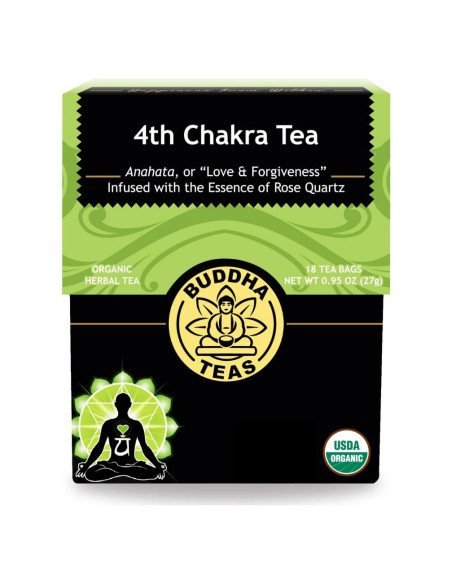Té Herbal Orgánico Buddha Teas 4to Chakra - 18 Bolsitas Té Herbal Orgánico Buddha Teas 4to Chakra - 18 Bolsitas