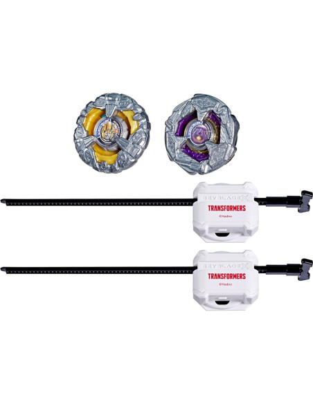 Beyblade X Transformers Bumblebee vs Shockwave 2 Peonzas Beyblade X Transformers Bumblebee vs Shockwave 2 Peonzas
