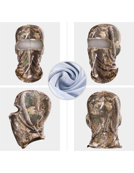 Máscara Facial Camo WTACTFUL para Caza - Transpirable y Ligera Máscara Facial Camo WTACTFUL para Caza - Transpirable y Ligera