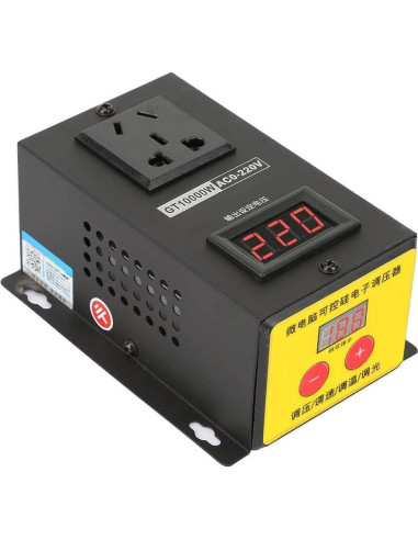 Regulador de Voltaje Electrónico Qiterr GT10000W 10-220V 10000W