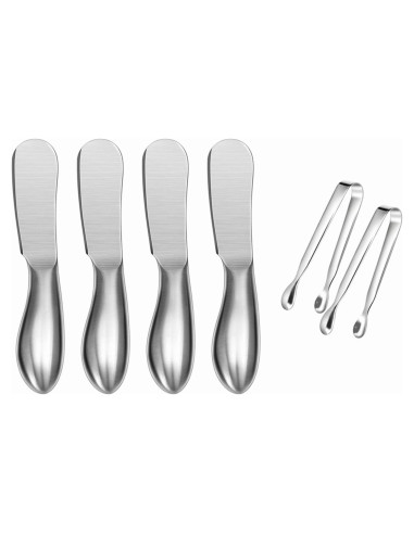 Juego de cuchillos para untar Sweetfamily 6 piezas acero inoxidable