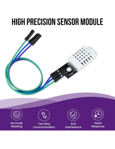 Módulo Sensor Digital de Temperatura y Humedad DHT22 AM2302