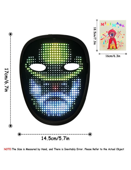 Máscara LED Depointer Life para Niños con Detección de Gestos Máscara LED Depointer Life para Niños con Detección de Gestos
