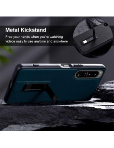 Funda Protectora QUIETIP para Sony Xperia 1 IV Verde con Soporte 2