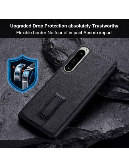 Funda Protectora QUIETIP para Sony Xperia 1 IV Verde con Soporte Funda Protectora QUIETIP para Sony Xperia 1 IV Verde con Soporte