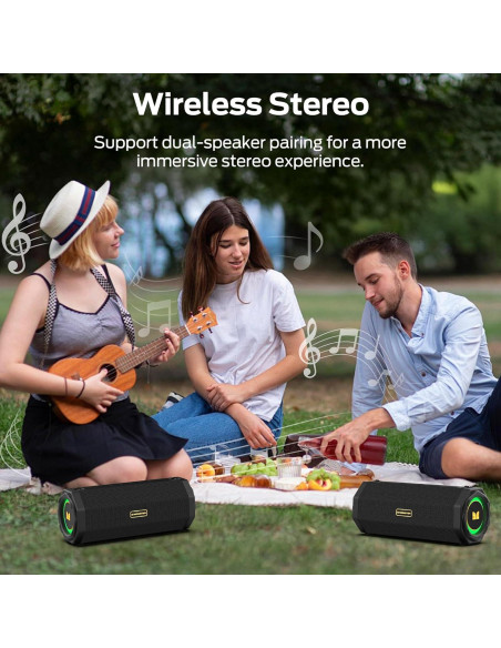 Altavoz Bluetooth Monster S200 50W Impermeable IPX6 24H Altavoz Bluetooth Monster S200 50W Impermeable IPX6 24H