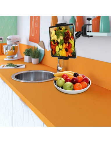 Soporte para Tabletas Mippko Bajo Gabinete 360 Ajustable