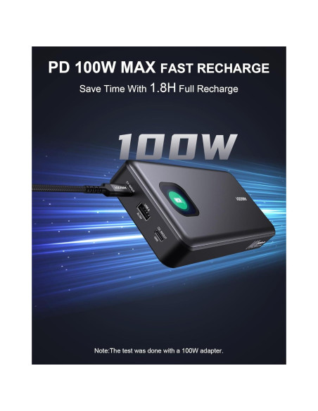 Banco de Energía ANSODY 25000mAh 140W Carga Rápida USB-C Banco de Energía ANSODY 25000mAh 140W Carga Rápida USB-C