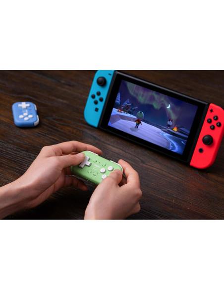 Controlador Mini Bluetooth 8BitDo Pocket Verde para Switch y Android Controlador Mini Bluetooth 8BitDo Pocket Verde para Switch y Android