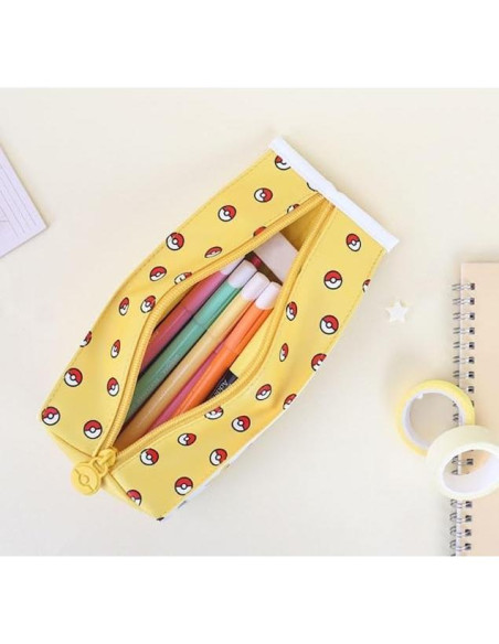 Estuche Multiusos Pikachu Premium Doble Cremallera 20.8x8.9cm Estuche Multiusos Pikachu Premium Doble Cremallera 20.8x8.9cm