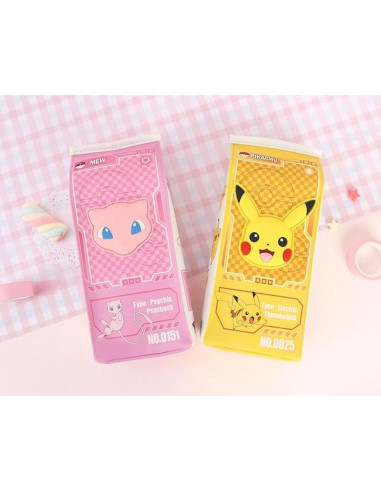 Estuche Multiusos Pikachu Premium Doble Cremallera 20.8x8.9cm