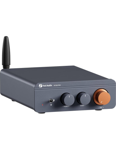 Amplificador Bluetooth Fosi Audio BT20A Pro con Luz RGB