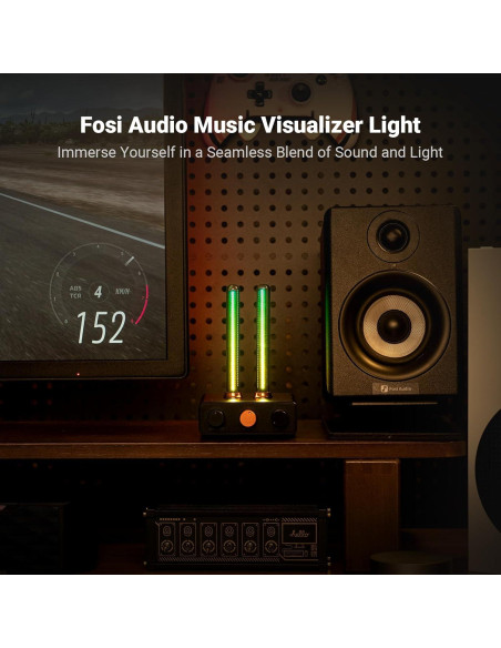 Amplificador Bluetooth Fosi Audio BT20A Pro con Luz RGB Amplificador Bluetooth Fosi Audio BT20A Pro con Luz RGB