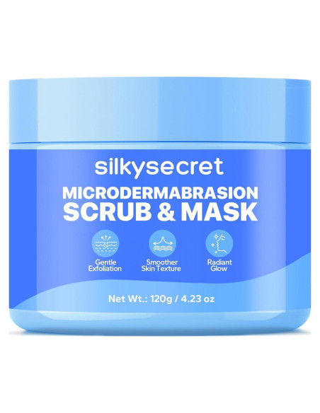 Exfoliante Facial SilkySecret 120g con Pómice Natural y Péptidos Exfoliante Facial SilkySecret 120g con Pómice Natural y Péptidos