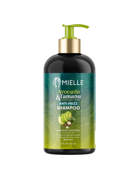 Champú Antifrizz Mielle Organics Aguacate y Tamanu 340g Champú Antifrizz Mielle Organics Aguacate y Tamanu 340g