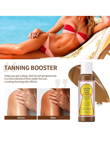 Loción Bronceadora Hidratante Natural Melemando 128g