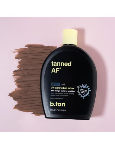 Loción Bronceadora UV Oscura b.tan - 355 ml, Acelerador de Bronceado