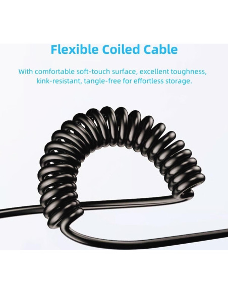 Cable de Sincronización PC 2.5mm Keabroir 1m para Flash DSLR Cable de Sincronización PC 2.5mm Keabroir 1m para Flash DSLR