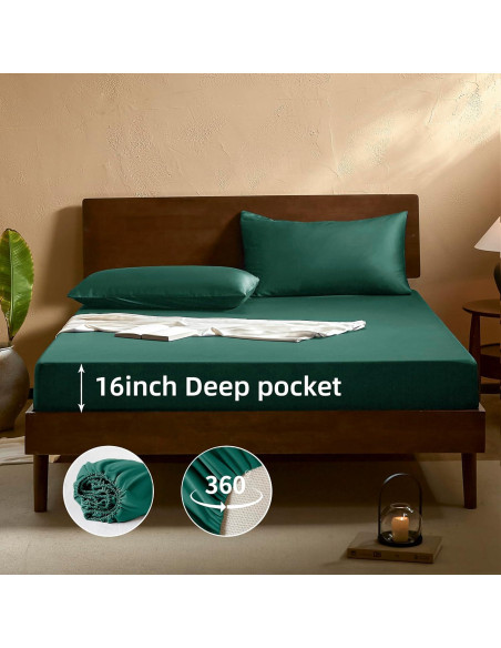 Conjunto de Sábanas Queen EVERLY de Viscosa Orgánica 400 Hilos Aqua Conjunto de Sábanas Queen EVERLY de Viscosa Orgánica 400 Hilos Aqua